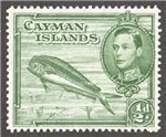 Cayman Islands Scott 101a Mint